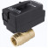 Двухходовой шаровой клапан Afriso н/з, DN20, Rp3/4", kvs45 с приводом BEV 230 B