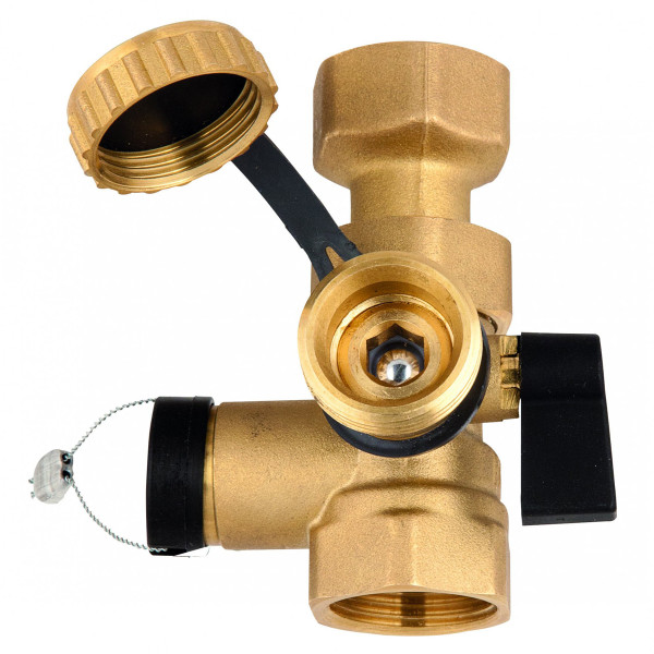 Клапан для підключення розширювальних баків 3/4" х 3/4" з краном 3/4" KFE