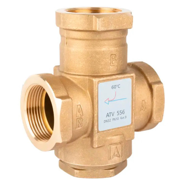 Термический клапан Afriso ATV 556, DN32, Rp 1 1/4" Kvs 12, 60 °C