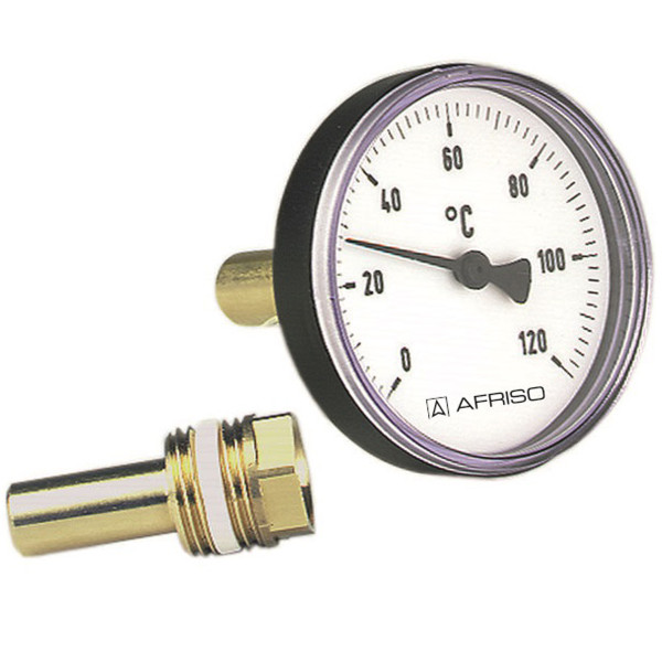 Термометр пластиковый Afriso BiTh 63/150 0-120 °C 1/2" AX