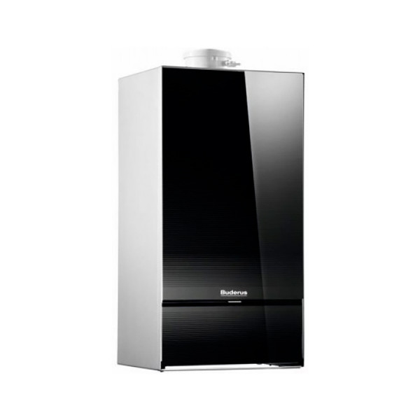 Газовый конденсационный котел Buderus Logamax Plus двухконтурный GB172i 14K черный