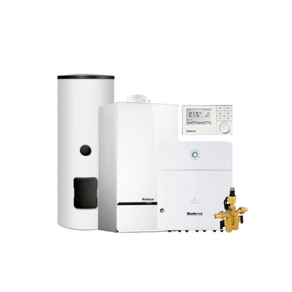 Пакетна пропозиція Buderus Logapak Plus GB162 100 V2 / RC310 / MM100 / SM500.5 EW C, енергозберіг. насос