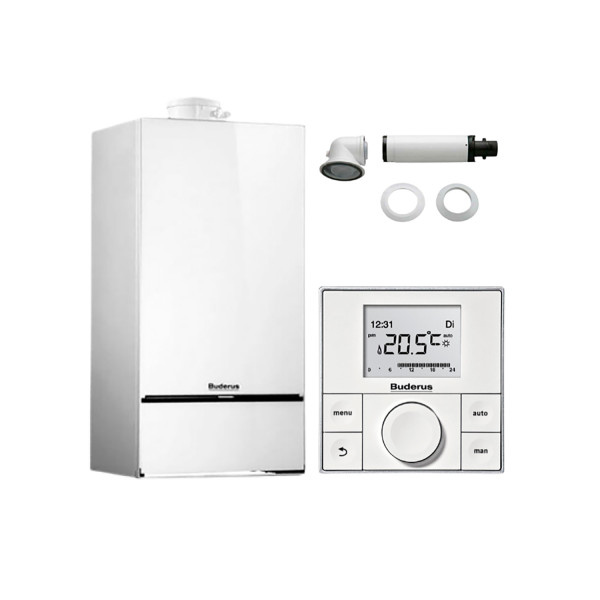 Пакетна пропозиція Buderus Logapak Plus GB172iW 35K / RC200 / FC Set60 C13x білий