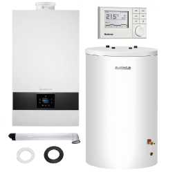 Пакетное предложение: Logamax plus GB172iW-15, бивалентный бак SM200/5W, система управления RC310, система дымоудаления