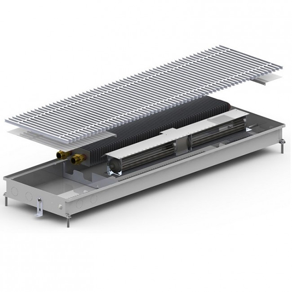 Конвектор внутрипольный Carrera CV-Inox 300/1500/65  с вентилятором 