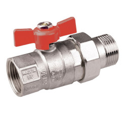 Кран шаровой Cherbros 1/2" американка батерфляй Normal