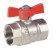 Кран кульовий Cherbros Normal 11/4" внутрішнє різьблення батерфляй 