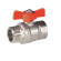 Кран кульовий Cherbros Normal 1/2 "внутрішня-зовнішня різьба батерфляй