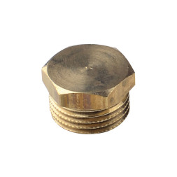 Латунная заглушка NTM Н 1/2" 