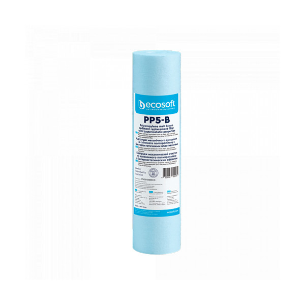 Картридж бактериостатический из вспененного полипропилена Ecosoft 2,5"х10" 5 мкм
