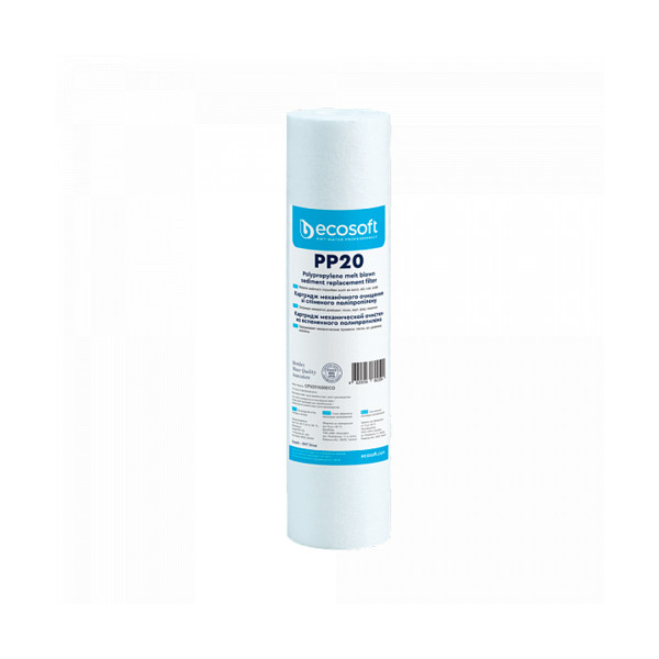 Картридж из вспененного полипропилена Ecosoft 2,5"x10" 20 мкм