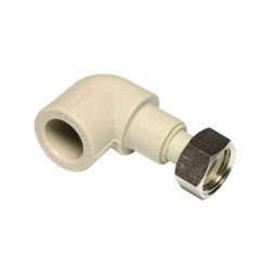 Колено с накидной гайкой Ekoplastik 20х3/4"