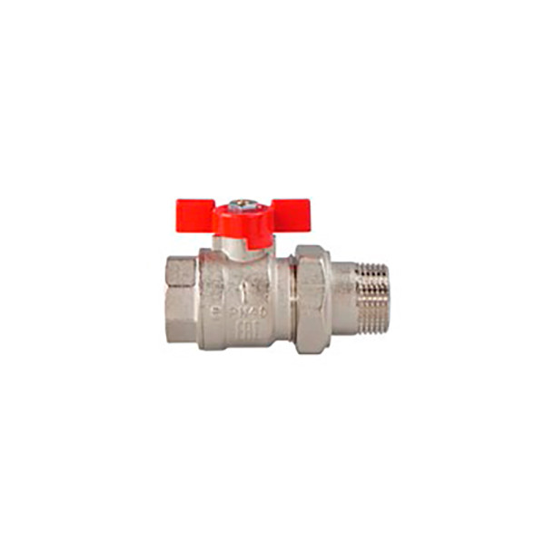 Кран шаровой Heat-PEX 3/4" с американкой прямой