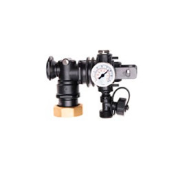 Модуль верхнего подключения насоса Heat-PEX 1"1/2 с ручным воздухоотводчиком, термометром и клапаном слива/заполнения
