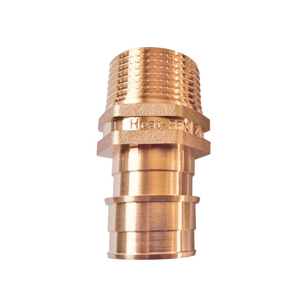 Муфта із зовнішньою різьбою Heat-PEX F&E Ø20x1/2" латунь