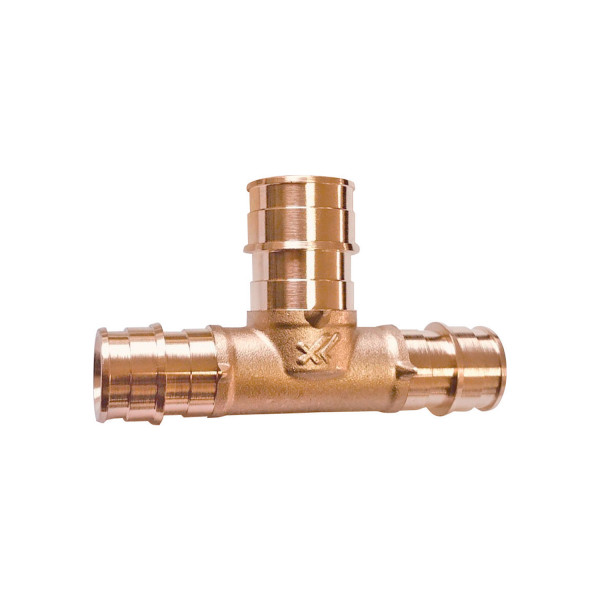 Тройник равносторонний Heat-PEX F&E Ø20х20х20 латунь