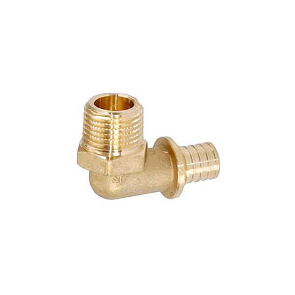 Кутник із зовнішньою різьбою Heat-PEX F&E Ø20х1/2" латунь