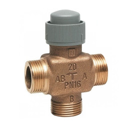 Поворотный клапан 3-ходовой компакт Honeywell PN6 1/2" kvs 0,63
