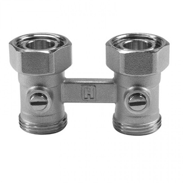 Узел нижнего подключенияHoneywell прямой G3/4, Kvs 3.5 м3/ч