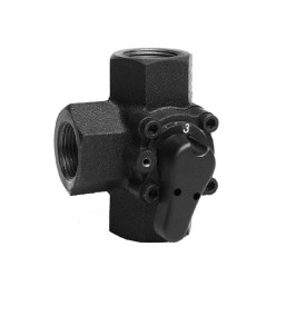 Поворотный клапан 3-ходовой Honeywell DN 20