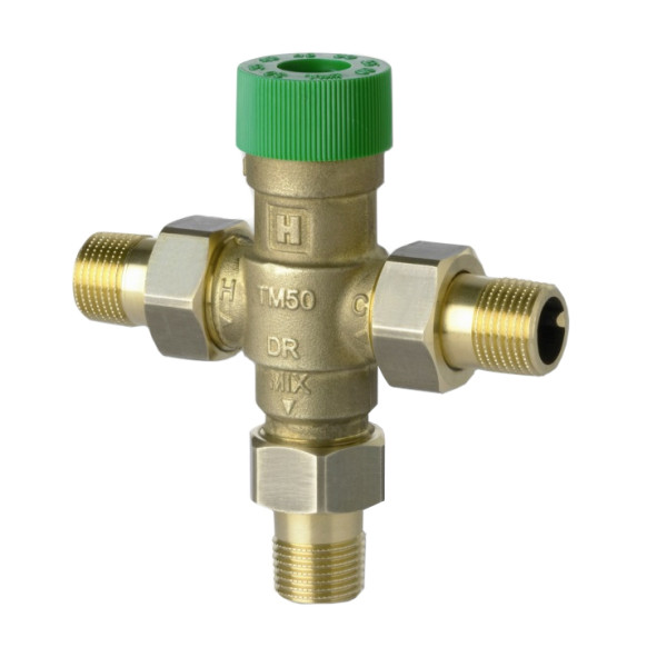 Термостатический смесительный клапан Honeywell G 1/2" с фитингами