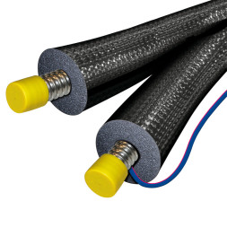 Изолированная труба K-FLEX TWIN SOLAR для гелиосистем DN 16 изоляция 14 мм, 15 м
