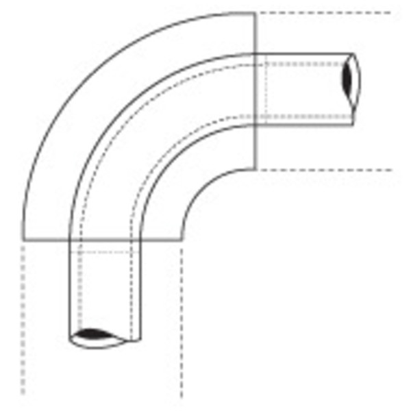 Угол K-FLEX 100x267 PVC SE 90-3S