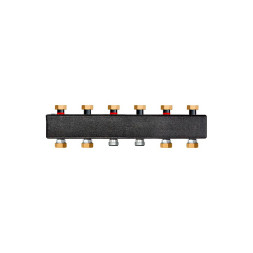 Коллектор настенный Flamco Meibes до 5 отопительных контуров, серия Design, Поколение 8