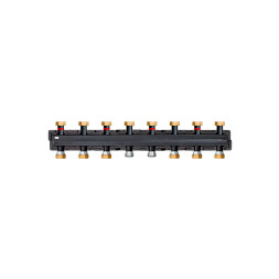 Коллектор настенный Flamco Meibes до 7 отопительных контуров, серия Design, Поколение 8