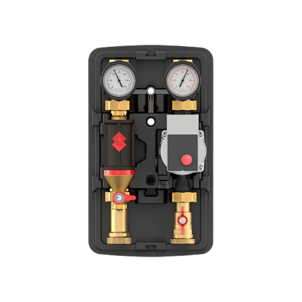 Насосная группа Flamco Meibes для теплоснабжения MeiFlow Top S UC-CS DN32, прямая с насосом Grundfoss UPM3 Hybrid 32-70 со встроенным сепаратором шлама Flamco Clean Smart, Поколение 9
