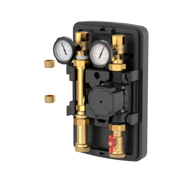 Насосная группа Flamco Meibes для теплоснабжения MeiFlow Top S UC-M DN25, прямая без насоса, с местом под теплосчетчик, Поколение 9