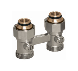 Узел нижнего подключения Flamco Meibes Simplex D2/50 прямой, 3/4", ВРх3/4"