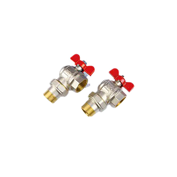 Кран кульовий GIOVE 3/4" кутовий з американкою