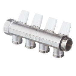 Распределительный коллектор Rehau MX G1 4 отвода G 3/4