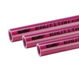 Труба Rehau RAUTITAN pink 20х2,8 мм, отрезки 6 м