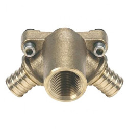 Угольник Rehau RAUTITAN настенный проходной 20/20 х Rp 1/2"