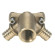 Угольник Rehau RAUTITAN настенный проходной 20/20 х Rp 1/2"