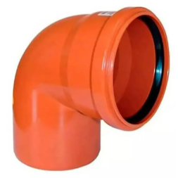 Колено (наружная канализация) Ø250 87° PVC (Ral 8023) REDI s.p.a.
