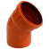 Колено (наружная канализация) Ø160 45° PVC (Ral 8023) REDI s.p.a.