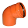 Колено (наружная канализация) Ø160 67° PVC (Ral 8023) REDI s.p.a.