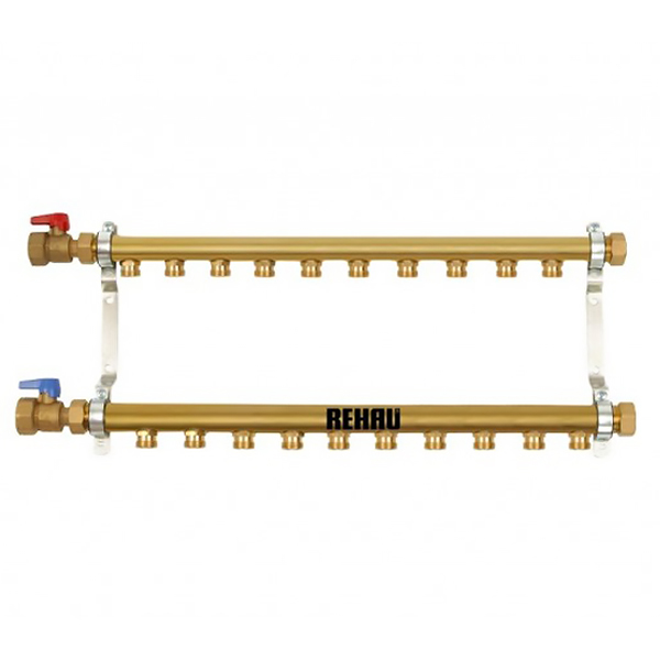 Колектор розподільний Rehau Rautherm S на 10 контурів 3/4 "HKV 10
