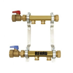 Коллектор распределительный Rehau Rautherm S на 2 контура 3/4" HKV 2