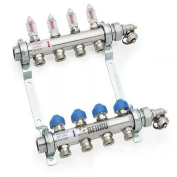 Распределительный коллектор Rehau HKV-D 04 (Edelstahl)