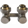 Узел подключения Schlosser прямой G3/4x3/4 + 2 1/2x3/4 с нипелями