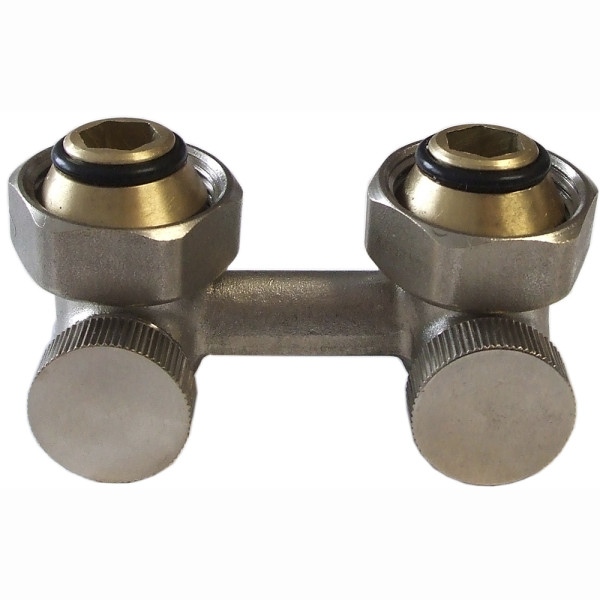 Узел подключения Schlosser угловой 3/4x3/4  + 2 1/2x3/4 с нипелями