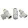 Комплект термостатический Schlosser GZ1/2xGW1/2 белый, прямой с головкой Mini M30x1,5