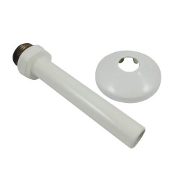 Соединительная трубка с розеткой Schlosser GZ1/2x15mm Cu белая