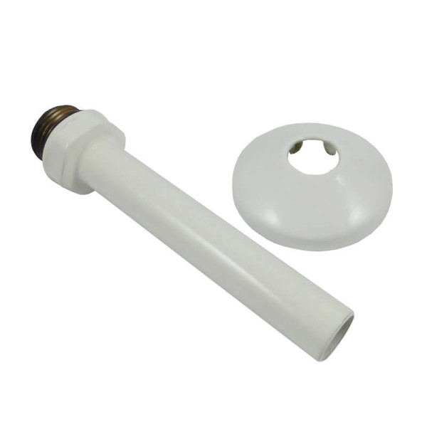 Соединительная трубка с розеткой Schlosser GZ1/2x15mm Cu белая