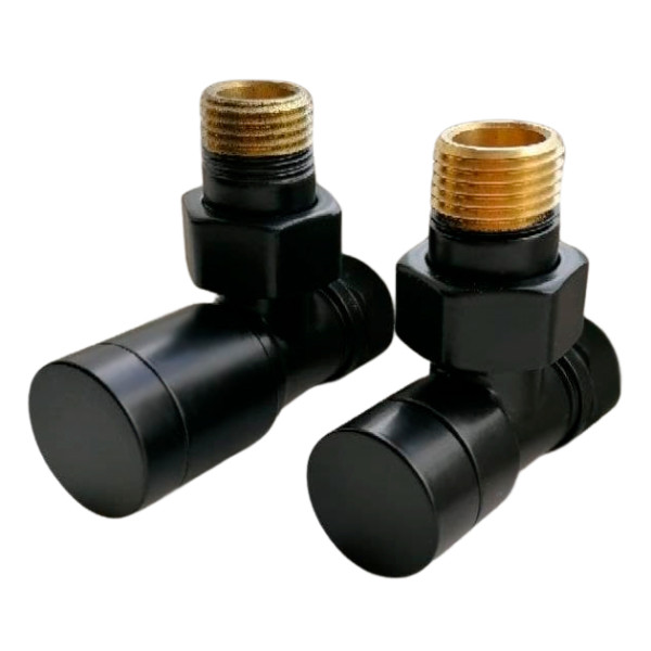 Комплект с ручной регулировкой Schlosser Elegant угловой GZ1/2x15mm Cu черный