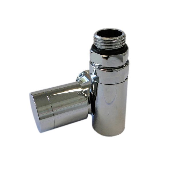 Клапан с ручной регулировкой Schlosser Combi Plus осевой левый GZ1/2x15mm Cu хром